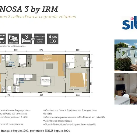 Kemp Mobil Climatise 6,8 Pers Siblu Bonne Anse La Pamyre Les Mathes